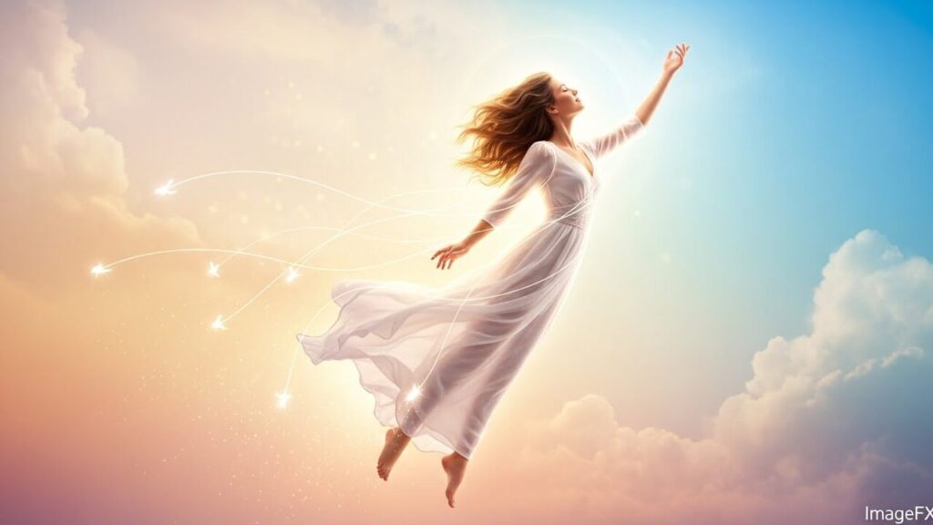 人間関係の浄化を決め、未来へ飛び立とうとする綺麗な女性